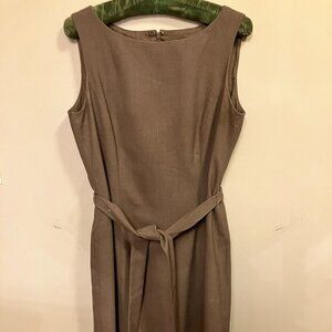 Tahari Arthur S. Levine Essentials Sheath Dress – Mocha, Size 10